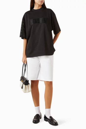 Nell Logo T-shirt in Mesh