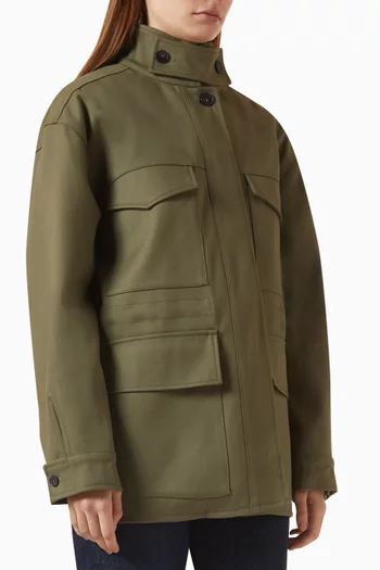 Sahara Oversized Utility Jacket in Cotton