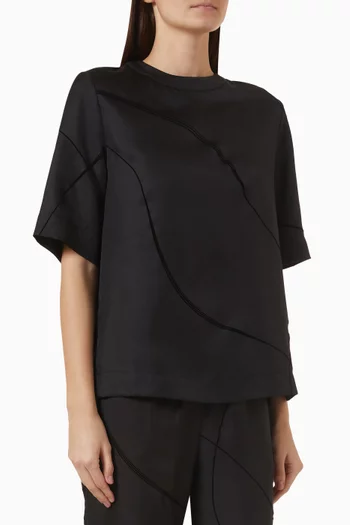 Remo Top in Silk-twill
