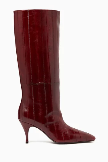 Silhouette 80 Knee-high Boots in Eel Leather