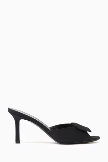 Tongue in Cheek 80 Mule Sandals in Silk