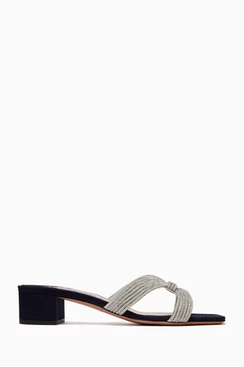 Crystal Muse 35 Sandals in Grosgrain