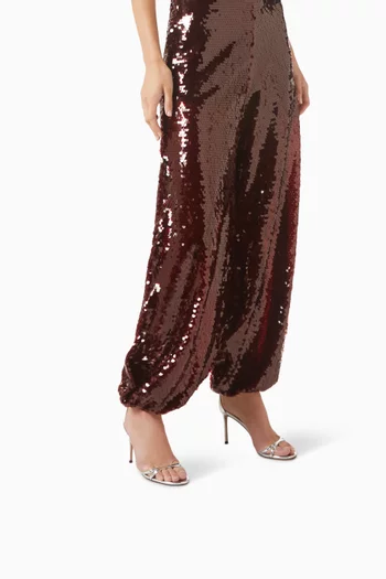 Nuda 85 Sandals in Metallic Leather