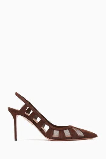Screen 85 Pumps in Mesh & Suede