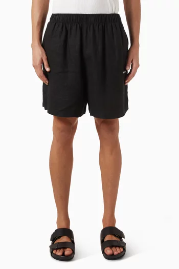 Wide-leg Shorts in Linen