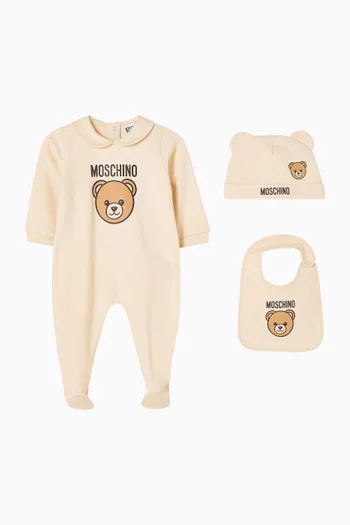 Teddy Bear Sleepsuit Gift Set