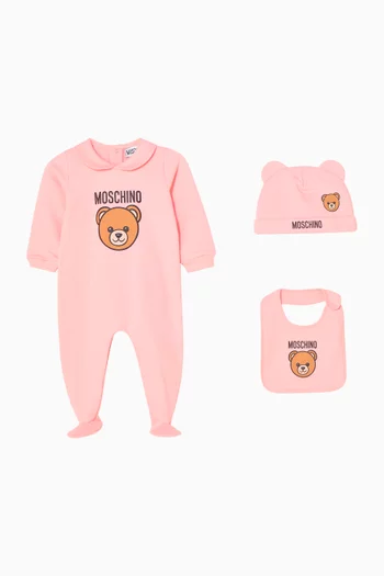 Teddy Bear Romper Gift Set