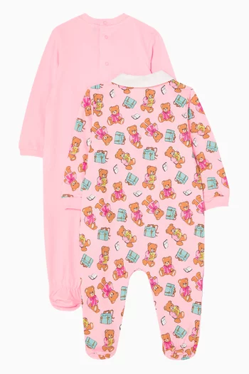 2-piece Pyjama Sleepsuit Gift Set in Cotton