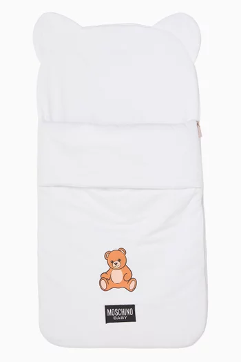 Teddy Bear Sleeping Bag in Cotton