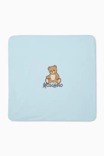 Teddy Bear Blanket in Cotton