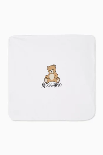 Teddy Bear Blanket in Cotton