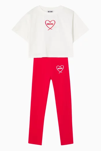 Heart Logo T-Shirt in Cotton