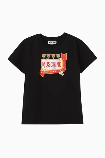 Popcorn Graphic T-Shirt in Cotton