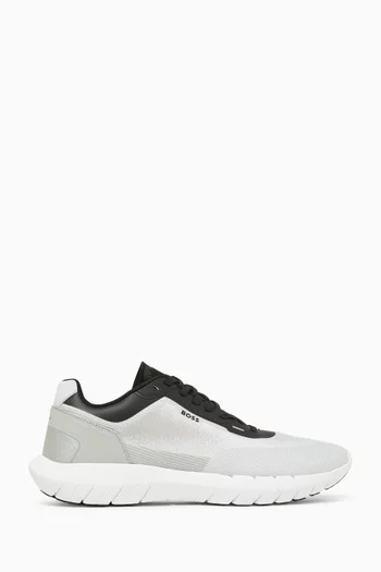 Motion Lace-up Sneakers in Knit