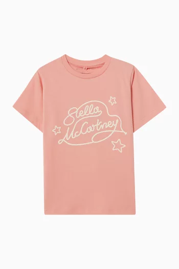 Logo Print T-Shirt in Cotton