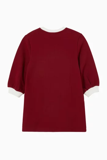 Logo-print Dress in Cotton