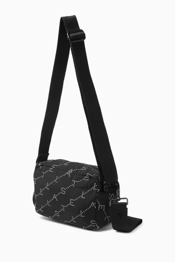 Diaper Dotted Logo Crossbody Bag