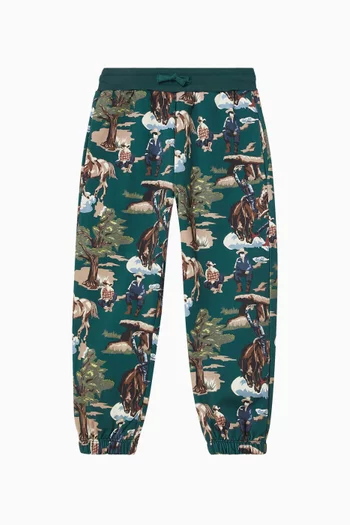 Horse-print Sweatpants