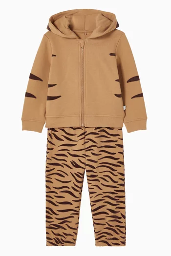 بنطال رياضي بشعار نمر قطن