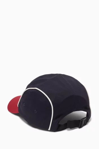 Logo Baseball Hat in Organic Cotton Canvas