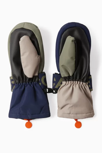 Colourblock Snow Gloves