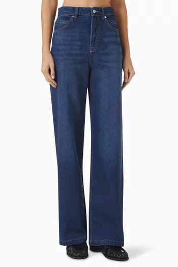 Marlene Wide-leg Jeans in Denim