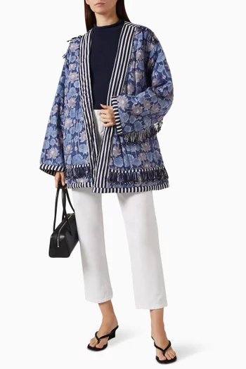 Classic Tassel Duvet Jacket in Cotton