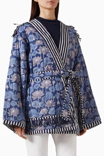 Classic Tassel Duvet Jacket in Cotton