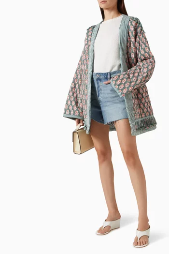 Classic Tassel Duvet Jacket in Cotton