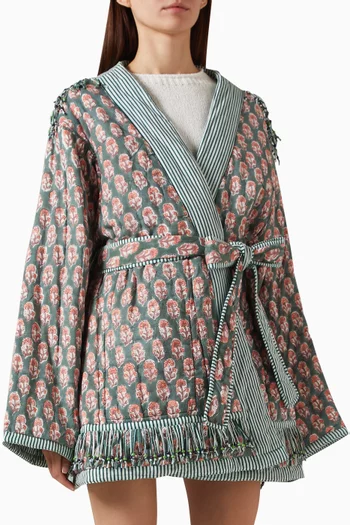 Classic Tassel Duvet Jacket in Cotton