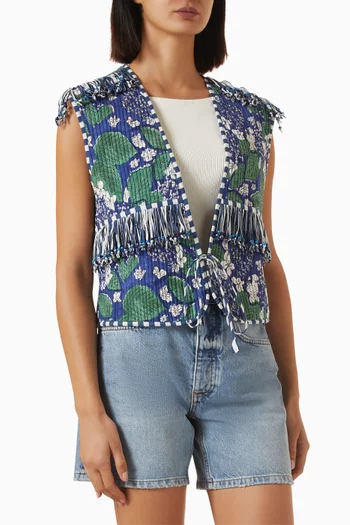 Quilted Vest in Cotton