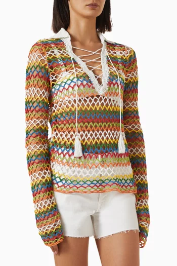 Kai Crochet Top in Cotton