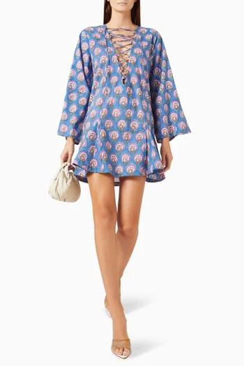 Short Classic Kaftan in Linen