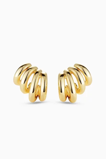Monroe Earrings in 14kt Gold-dipped Brass