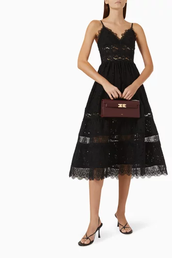 Penelope Midi Dress in Lace