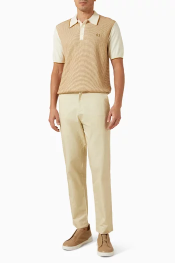 Tonic Waffle Knitted Shirt in Cotton-blend
