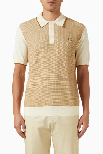 Tonic Waffle Knitted Shirt in Cotton-blend