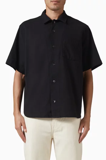 Hopsack Shirt in Cotton