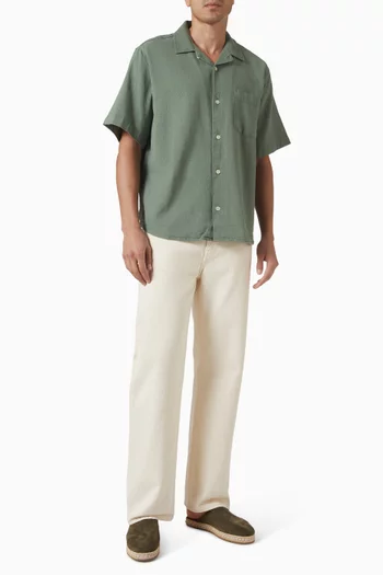Hopsack Shirt in Cotton