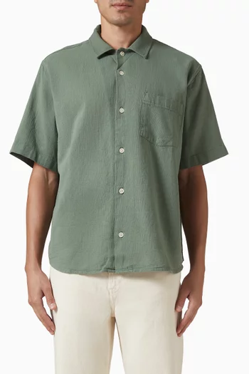 Hopsack Shirt in Cotton