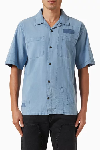 Patchwork Shirt in Cotton