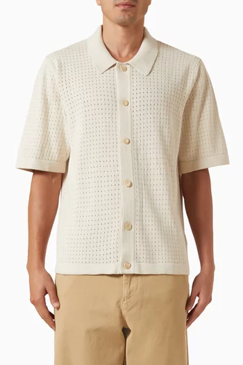 Pointelle Shirt in Knit