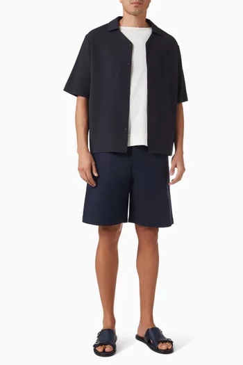 Short-sleeved Shirt in Milano-jersey