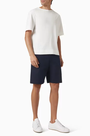 Straight-leg Chino Shorts in Cotton-blend