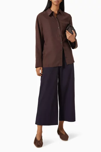 Button-up Shirt in Silk