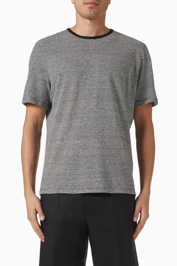 T-shirt in Linen-jersey
