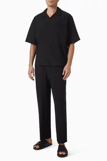 Shirt in Crinkled Jersey