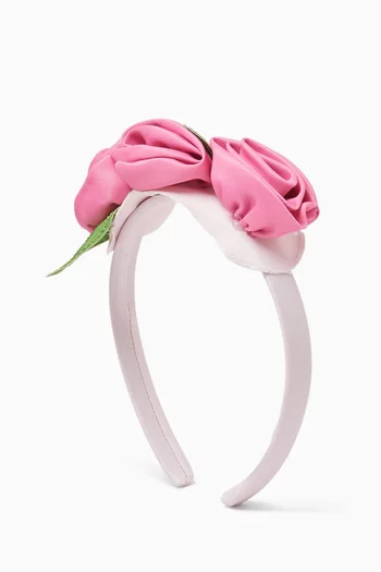 Rose Appliqué Headband