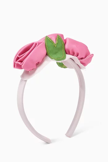 Rose Appliqué Headband