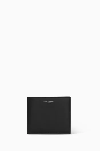 East/West Wallet in Leather